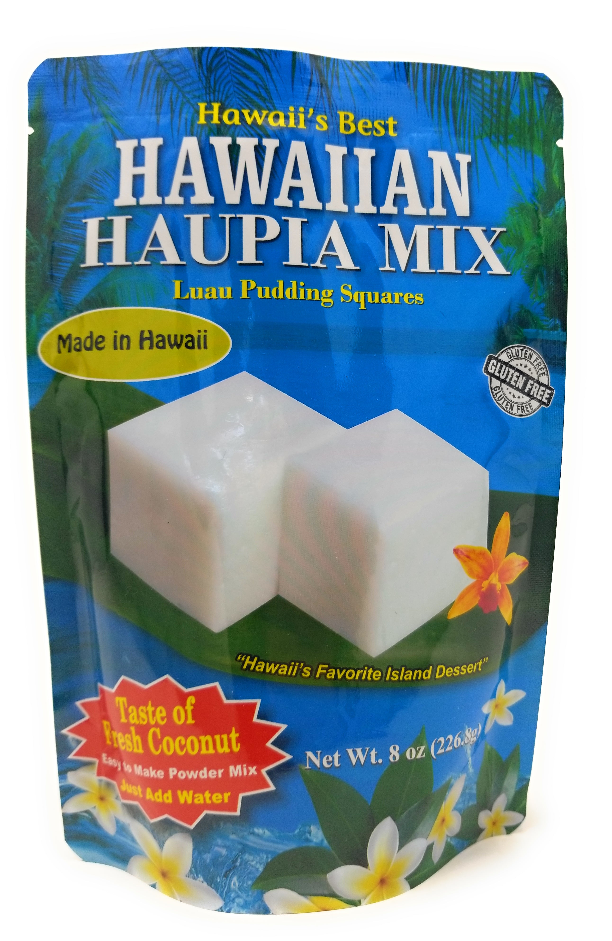 Hawaii's Best Hawaiian Haupia Mix - 8oz Gluten-Free Luau Pudding