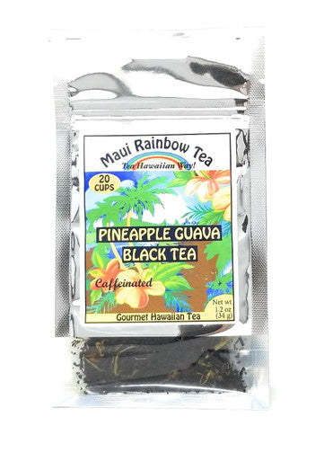 Maui Rainbow Tea Pineapple Guava Black Tea Caffeinated Gourmet Hawaiian 20 Cups