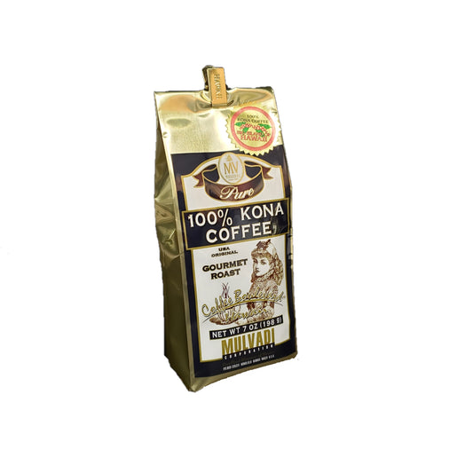Mulvadi 100% Kona Coffee Ground 7 oz Bag