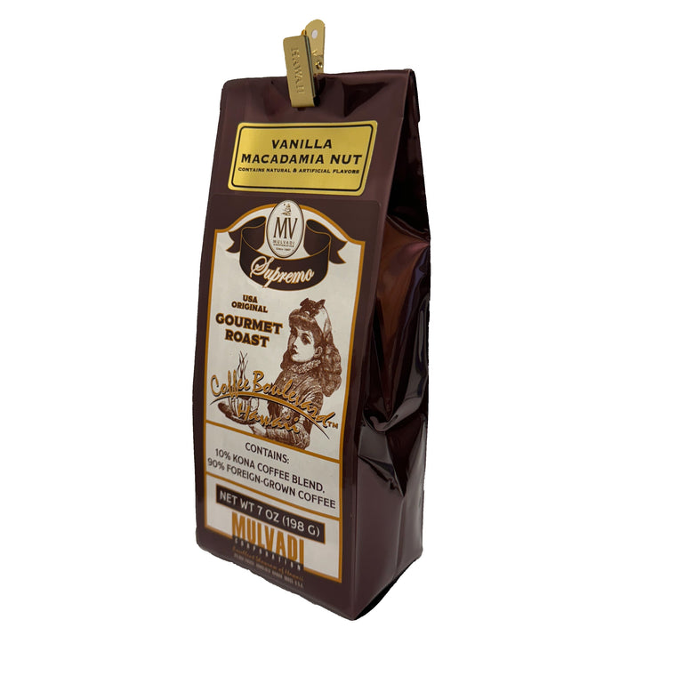 10% Kona Blend Coffee Vanilla Macnut Ground