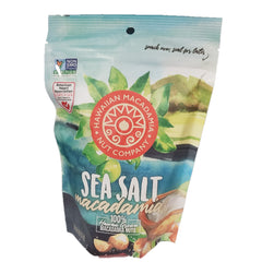 Hawaiian Macadamia Nut Company Sea Salt 8 oz Bag - Mulvadi Corporation