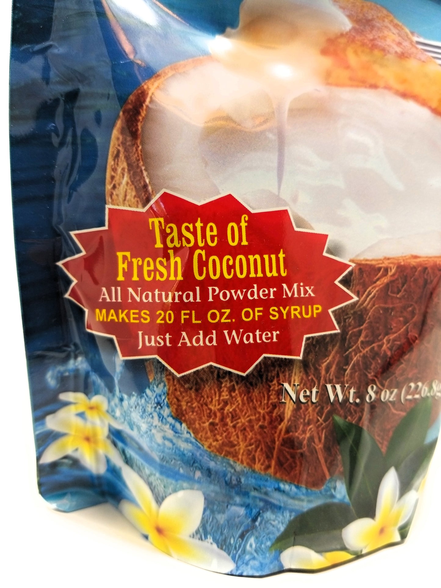 Hawaii's Best Hawaiian Coconut Syrup & Delights - All Natural Mix (8oz)