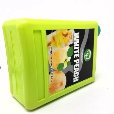 Possmei Flavored Syrup, White Peach, 5.5 Pound