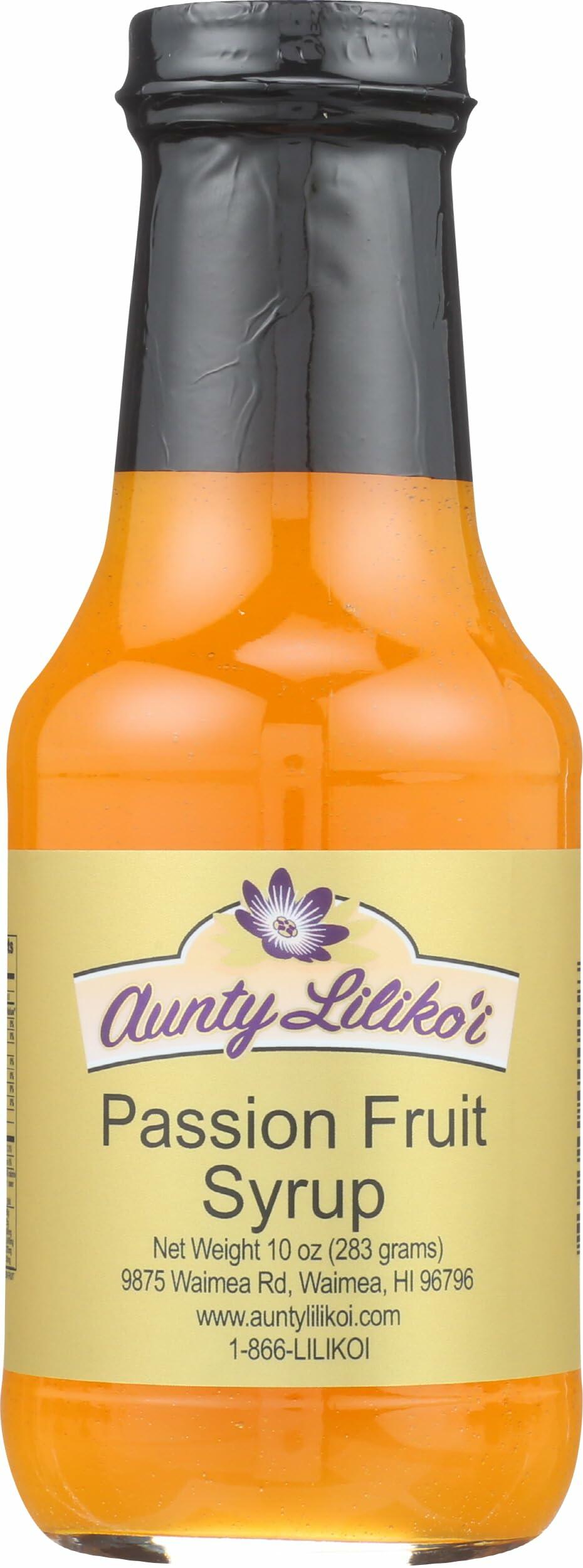 Aunty Lilikoi Passion Fruit Syrup, 10 OZ