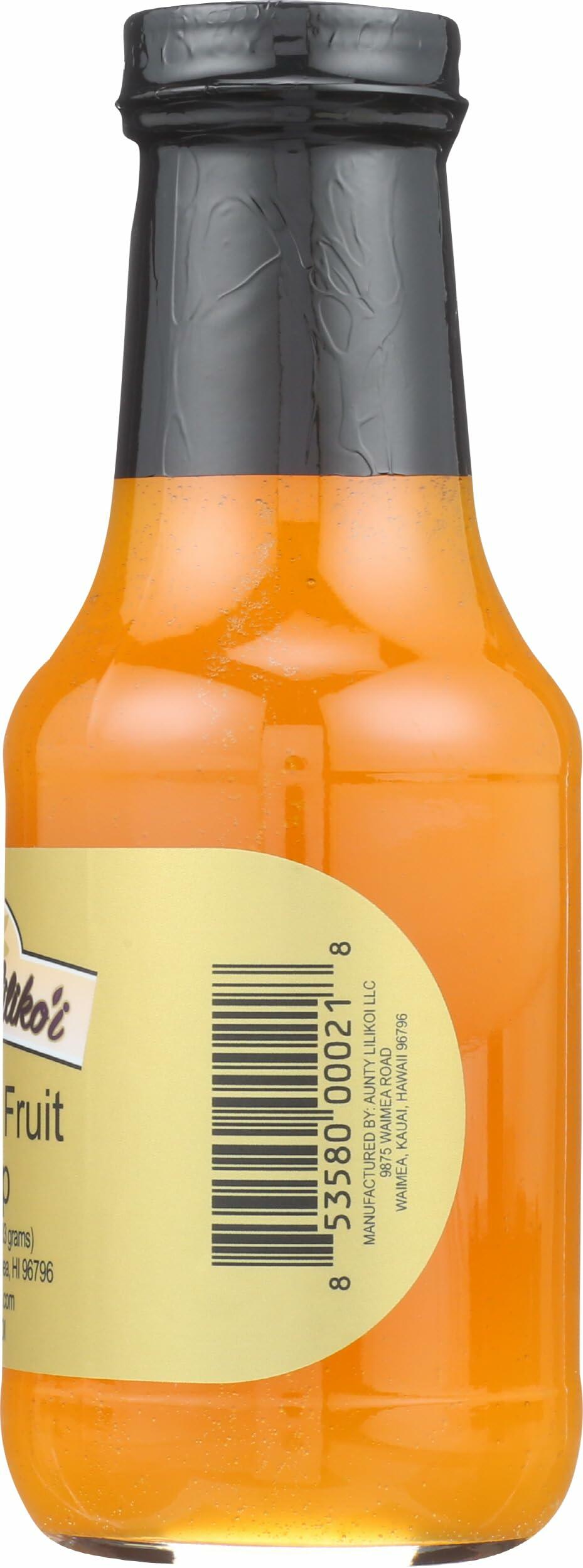 Aunty Lilikoi Passion Fruit Syrup, 10 OZ