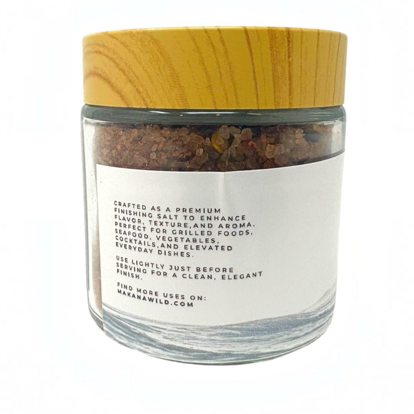 Makana Hawaii Sea Salt Espelette Pepper Finishing Salt 4 oz