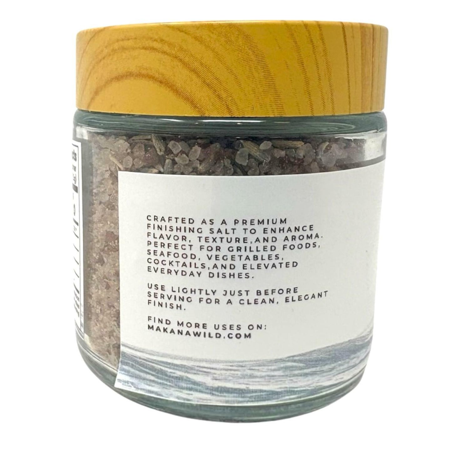 Makana Hawaii Sea Salt Lavender Finishing Salt 4 oz