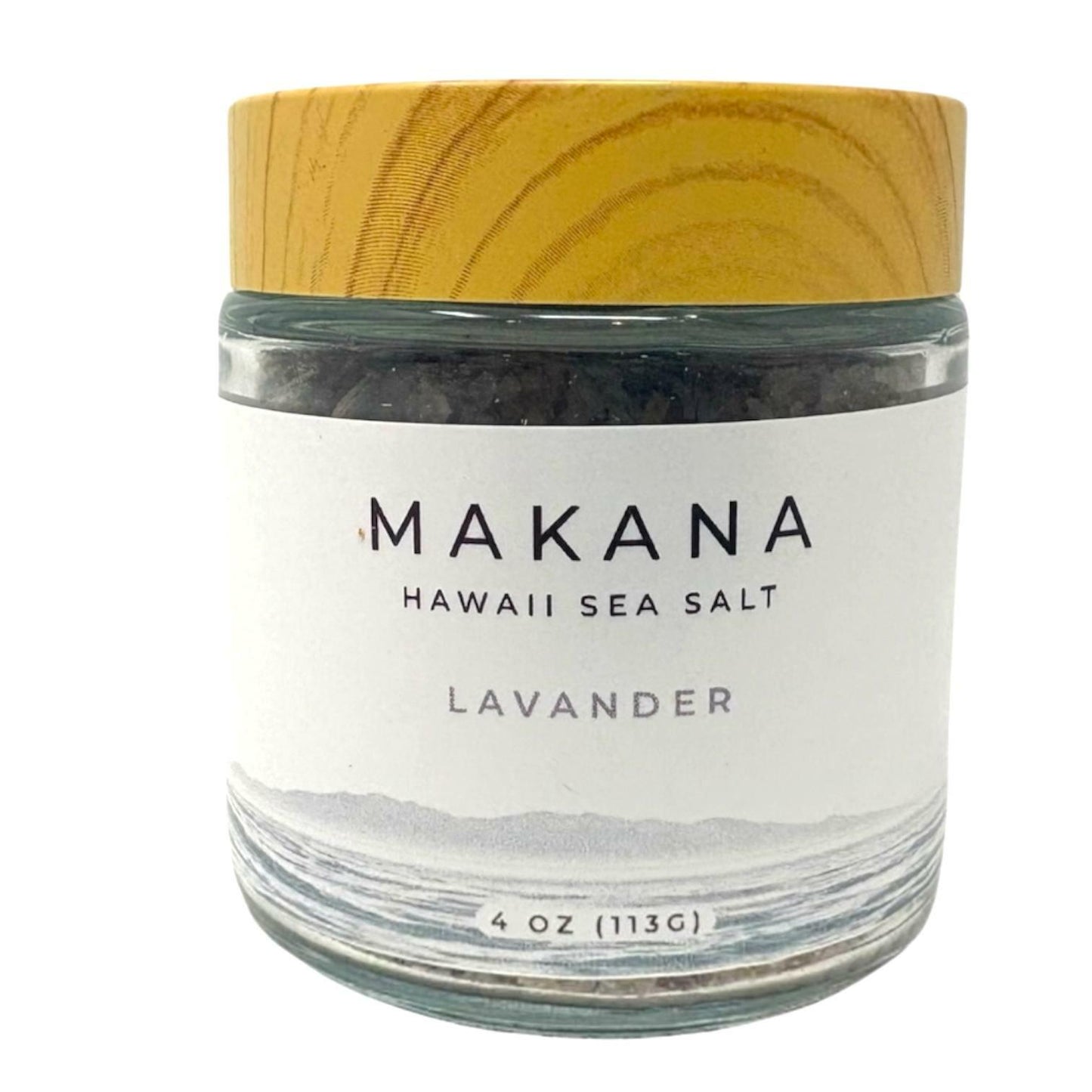 Makana Hawaii Sea Salt Lavender Finishing Salt 4 oz