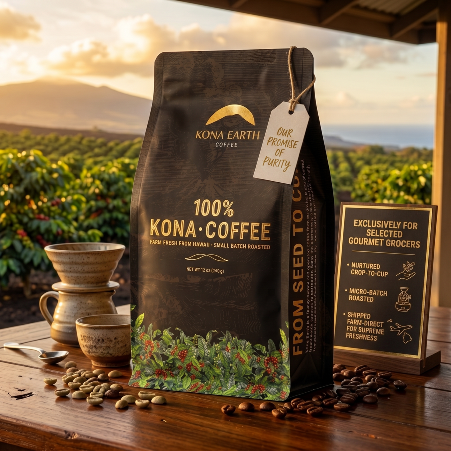 (12 oz) 100% KONA CLASSIC COFFEE
