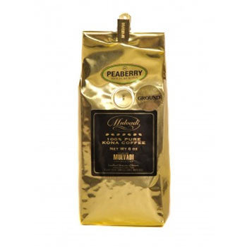 8oz 100% Kona Peaberry Ground