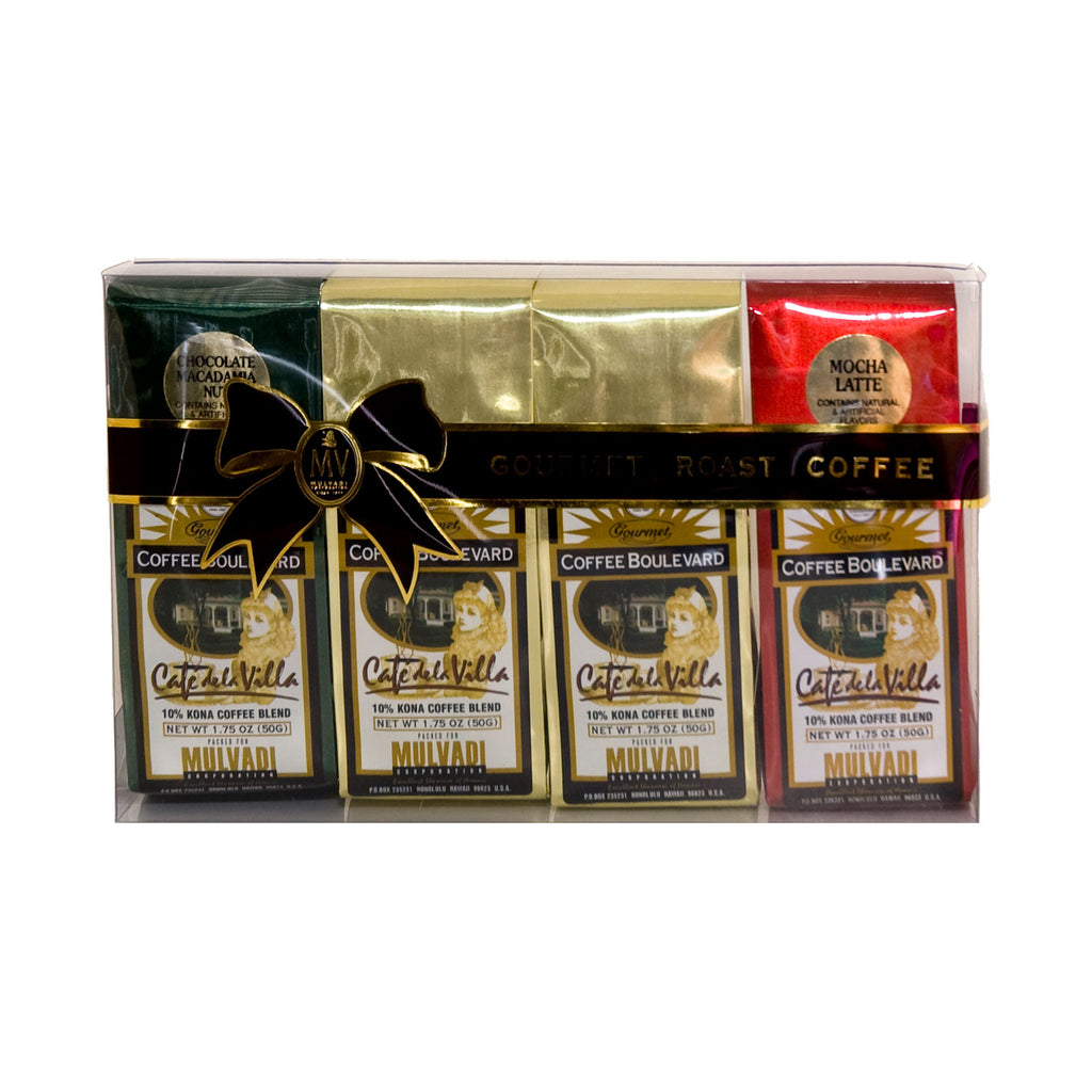 4PK-1.75oz 10% Kona Blend Gift Set